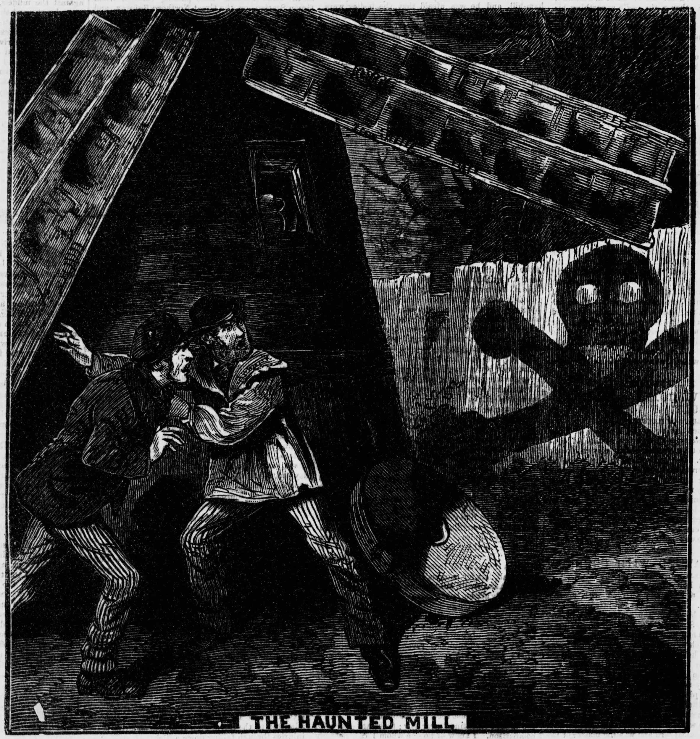 The haunted mill illustration