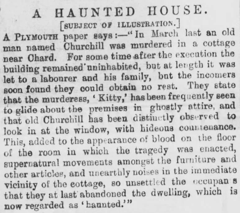 A haunted house