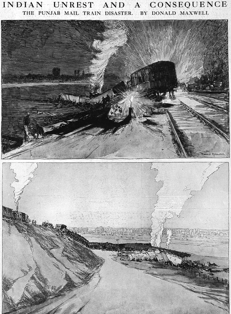 Mail train disaster