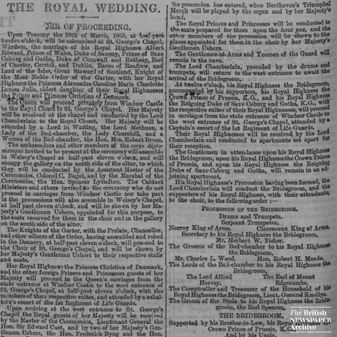 Edward VII's wedding