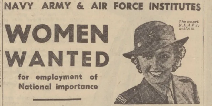 WOMEN WANTED - Navy and airforce recruitment poster