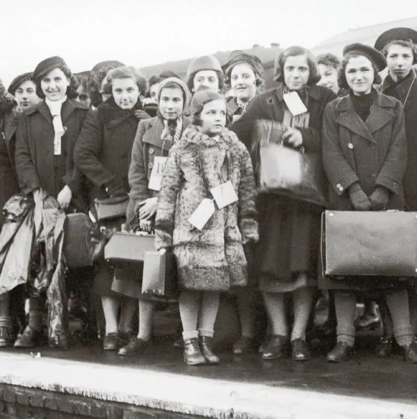 Jewish refugee children in 1938 