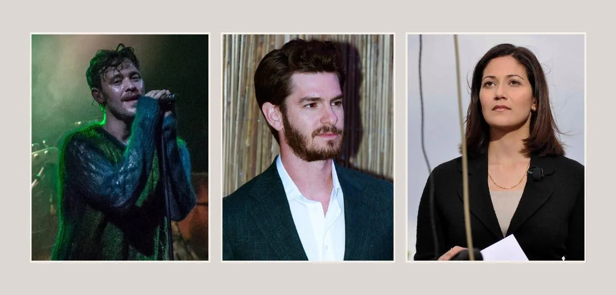 Will Young, Andrew Garfield, Mishal Husain