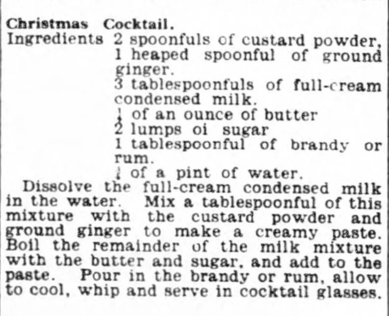 Chirstmas cocktail
