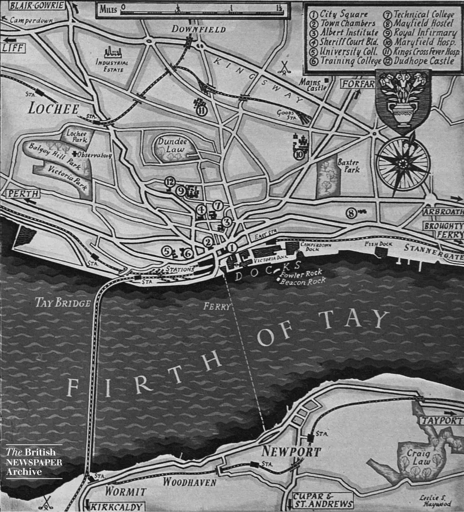 Dundee map