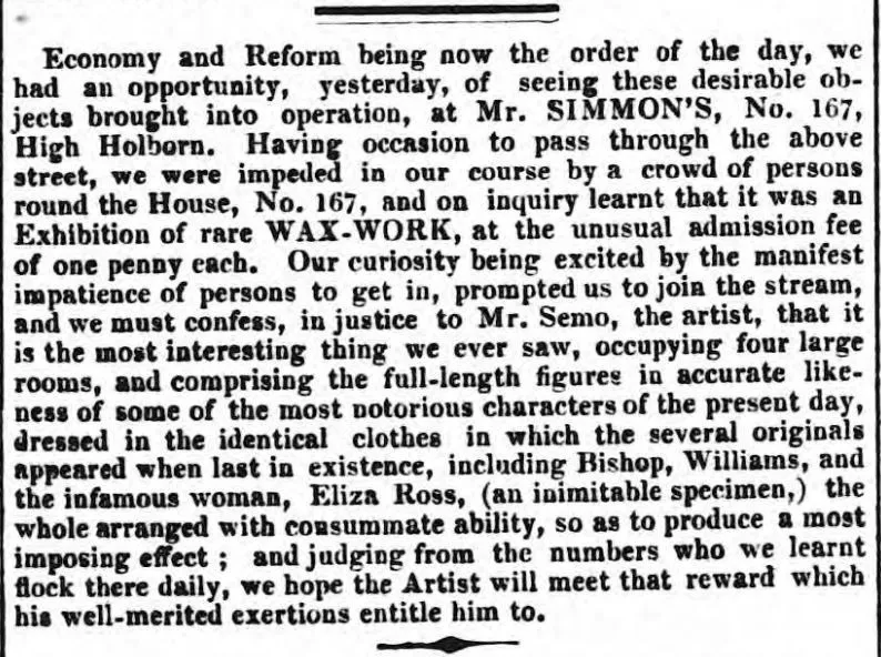 Infamous Eliza Ross