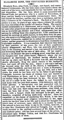 Elizabeth Ross, the convicted burkeite