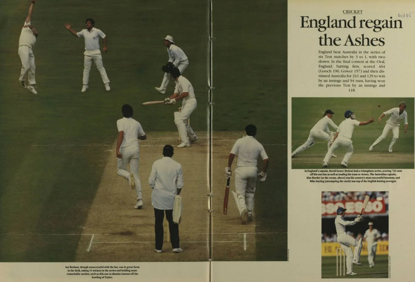 England regain the ashes