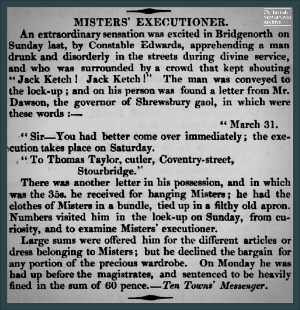 Mister's executioner
