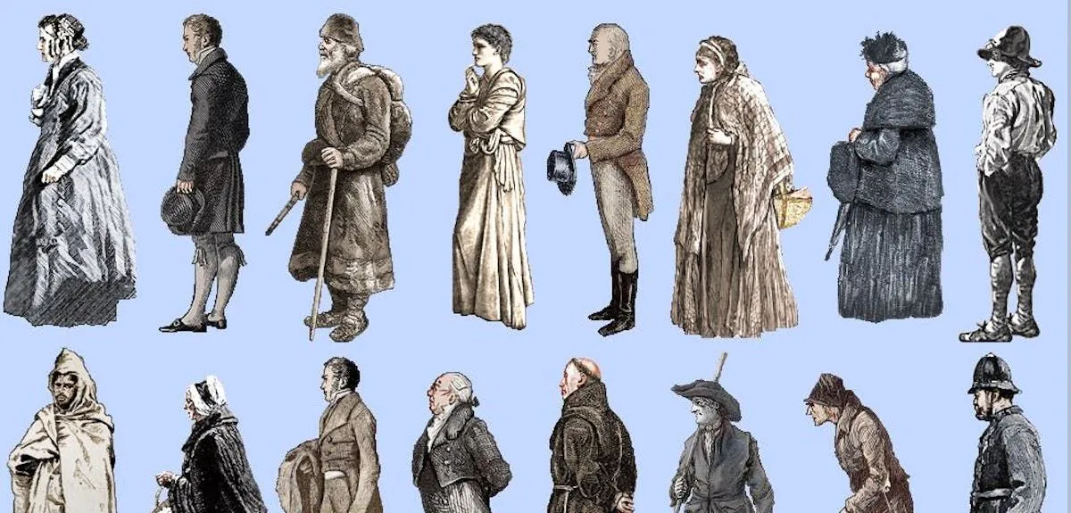 People in Victorian times