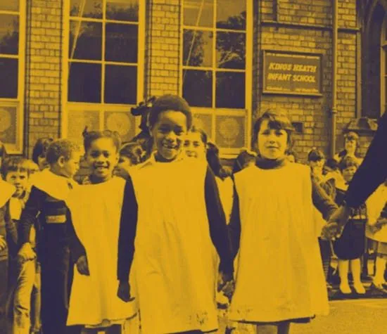 old photo of schoolchildren