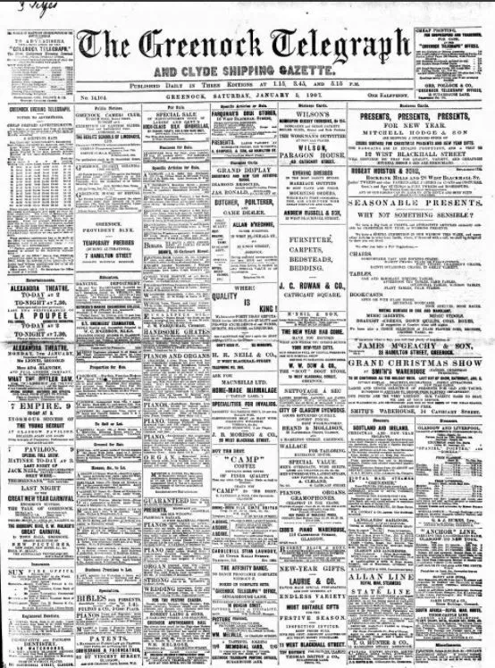 Greenock Telegraph and Clyde Shipping