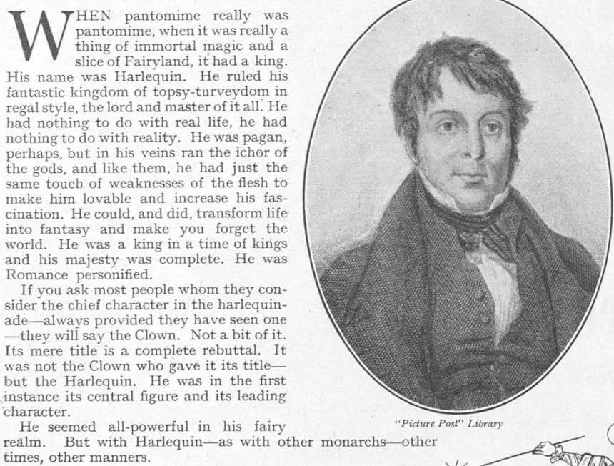 Joseph Grimaldi pantomime