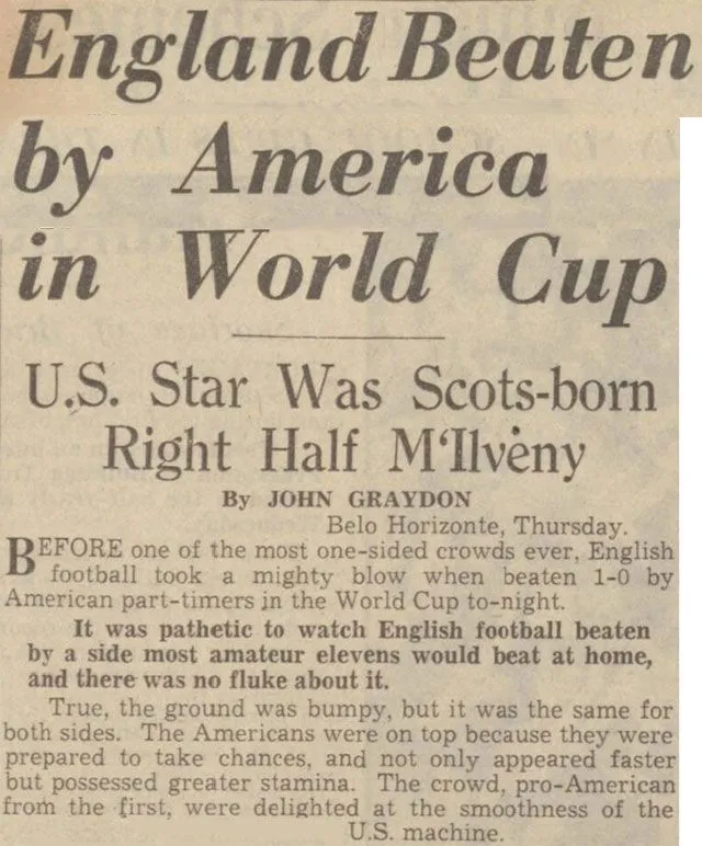 Historical newspapers reveal the truth behind the World Cup myth