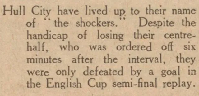 Hull City, the shockers