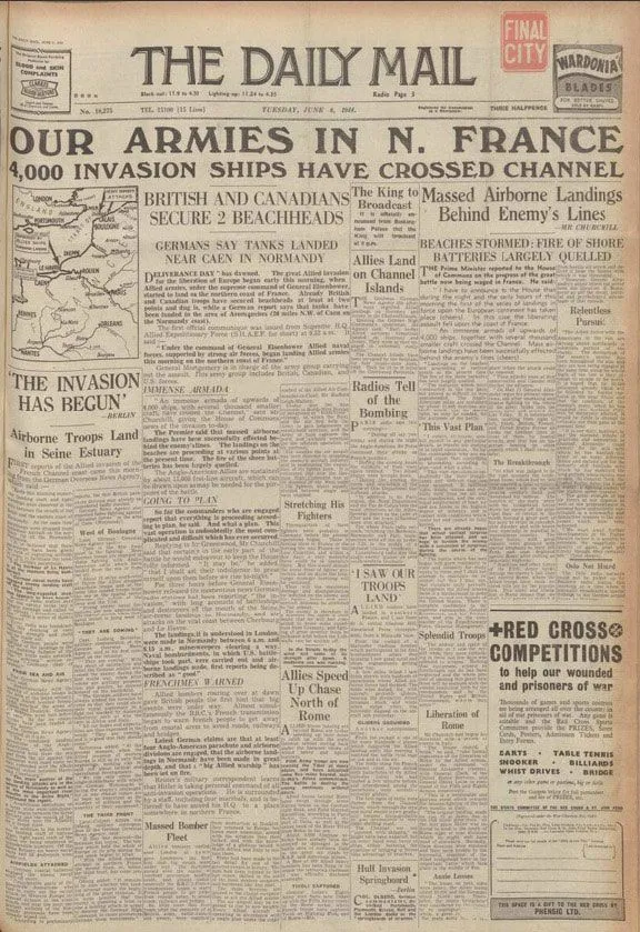 Hull Daily Mail, 6 June 1944
