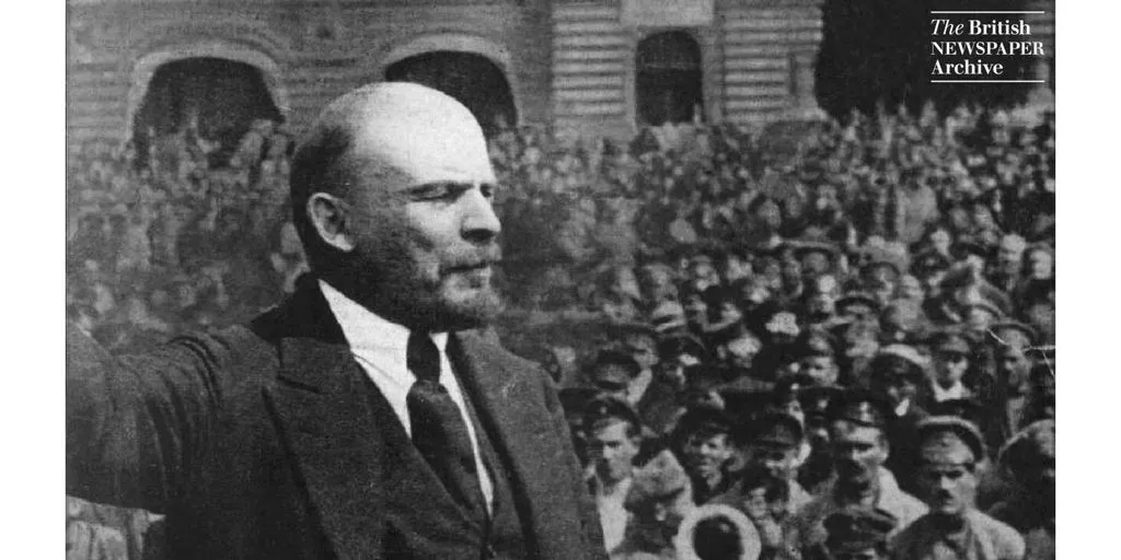 Lenin beating the Bolshevik drum, 1921