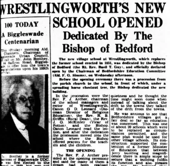 Westingworth school opening