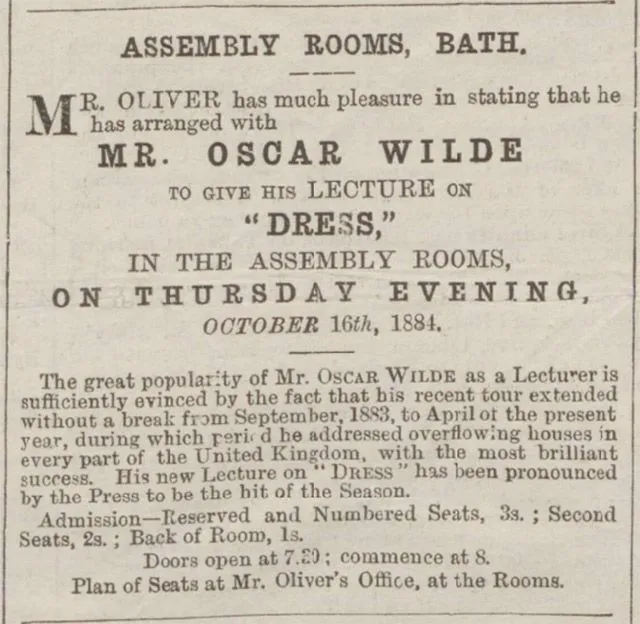 Oscar Wilde at Bath