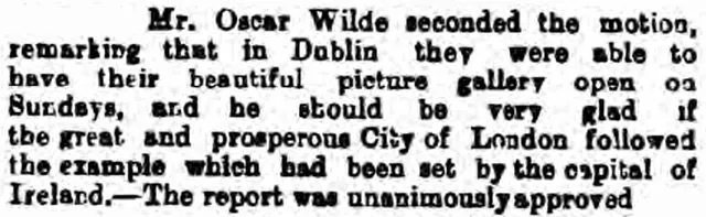 Oscar Wilde at York