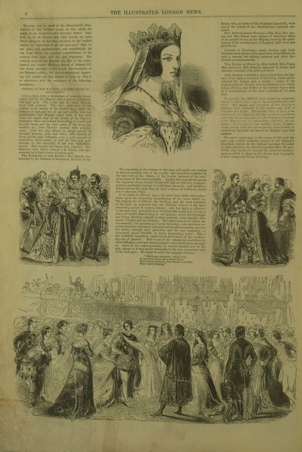 Queen Victoria's Masked Ball, 1842