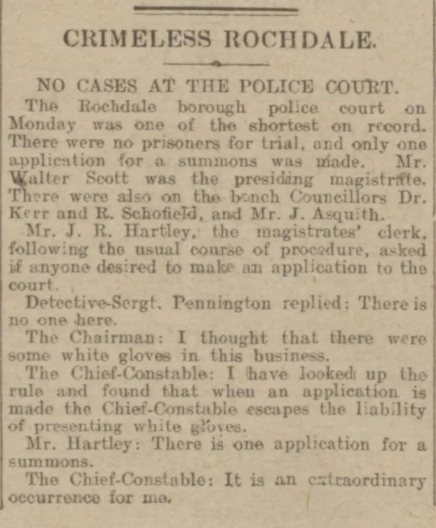 Rochdale police court
