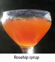 Rosehip syrup made from a WW1 recipe