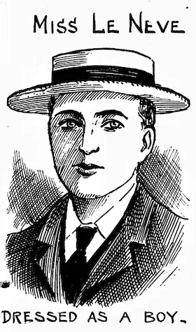 Ethel Le Neve dressed as boy