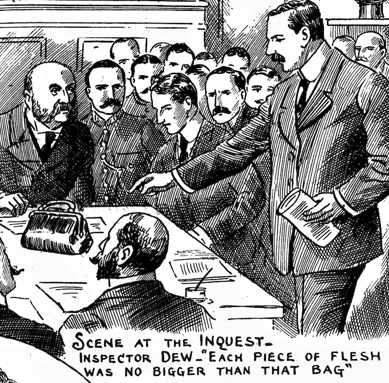 Inspector Dew, Crippen inquest