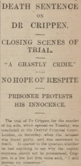 Dr Crippen guilty