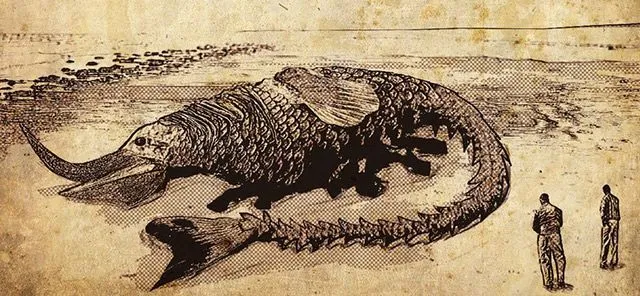 What the giant monster might have looked like in 1877