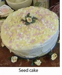 Seed cake created from a WW1 recipe