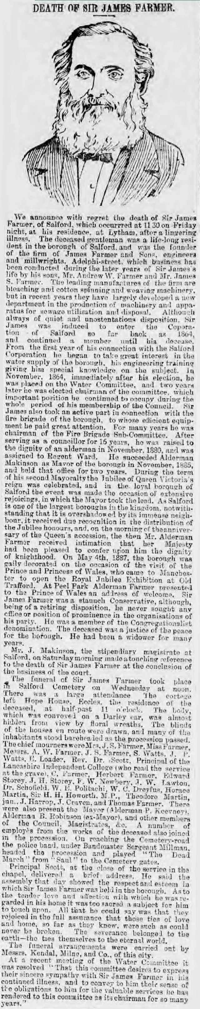 Obituary of Sir James Farmer