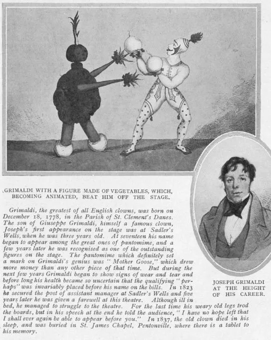 Joseph Grimaldi clown