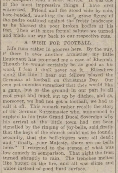 Christmas truce 1915