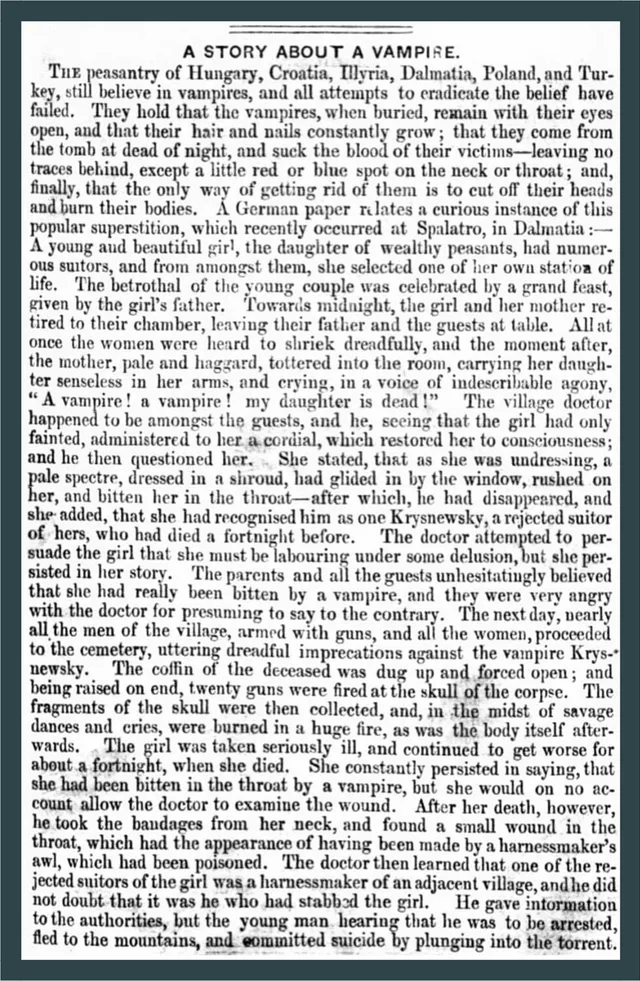 A vampire story