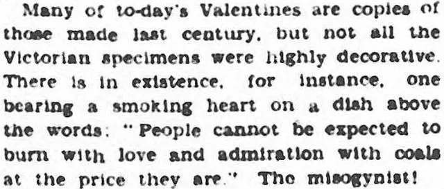 Valentine from 1938