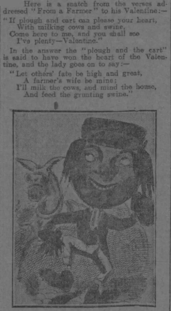 Valentine from 1907