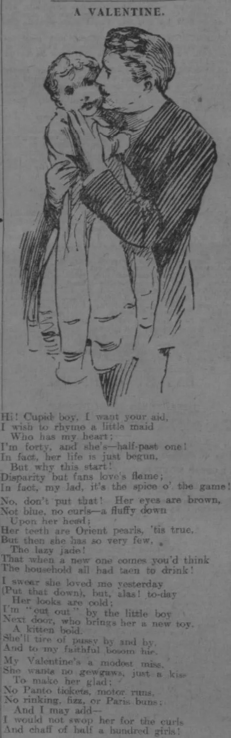 Valentine from 1912