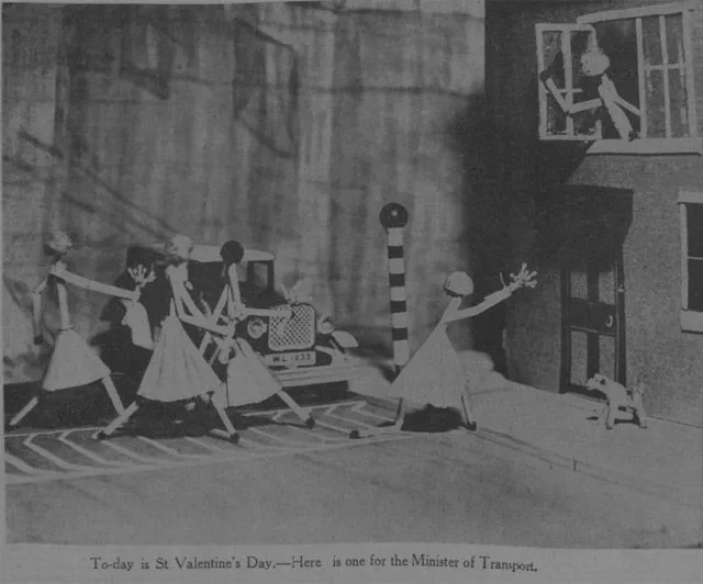 Valentine from 1936