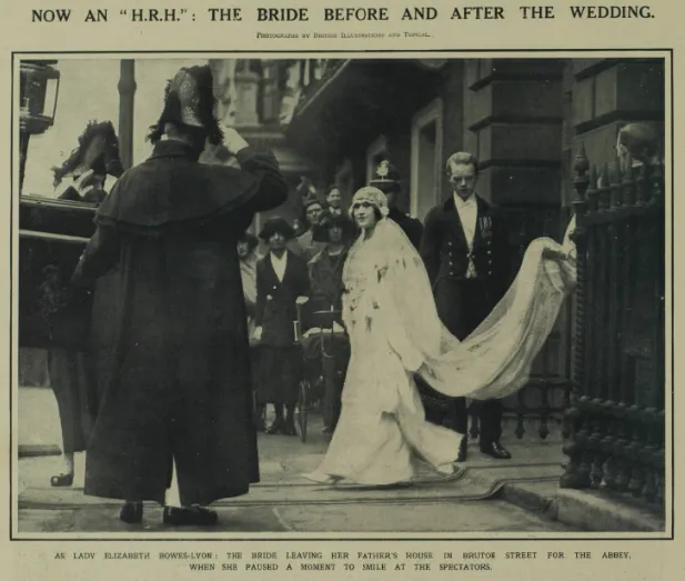 George VI's wedding