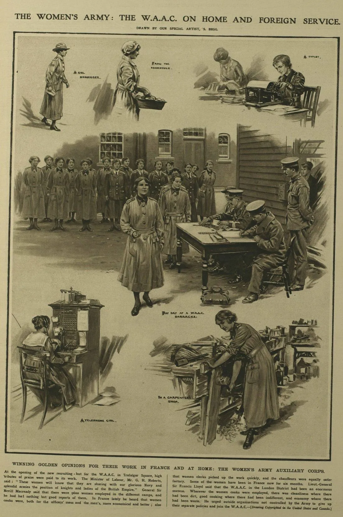 Women's Army Auxiliary Corps 1917