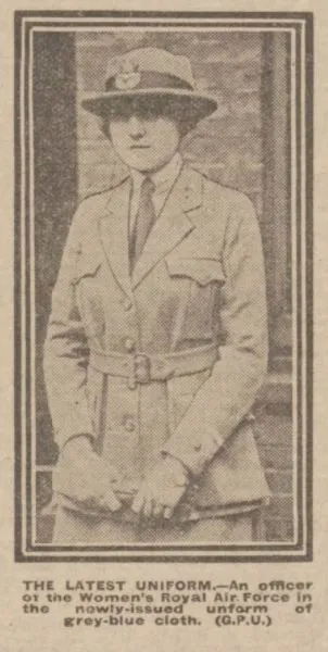 Women's Royal Air Force uniform 1918
