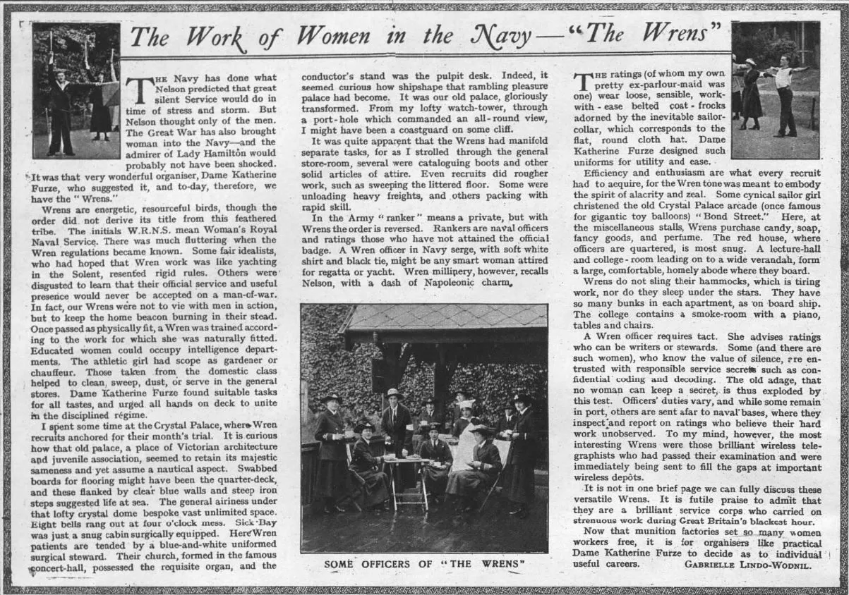 Women in the Navy 1919