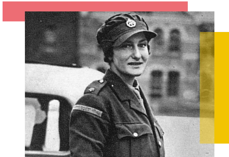 A woman serving on the home front in the 1940's