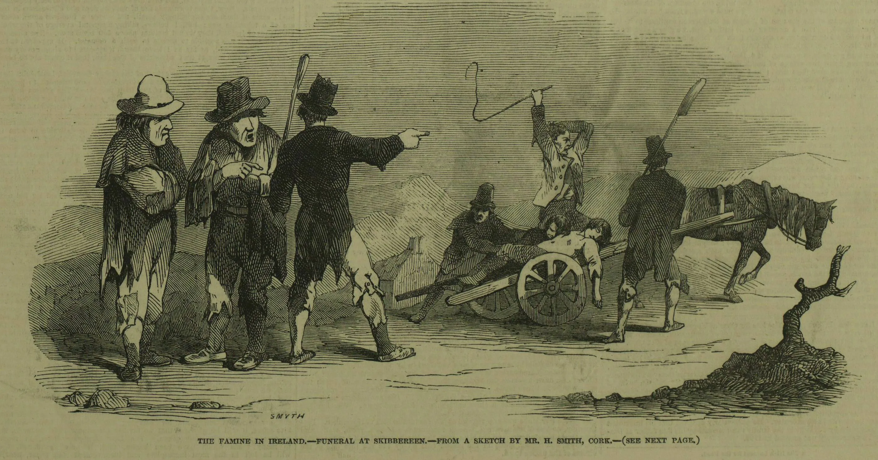 Irish Famine Illustration