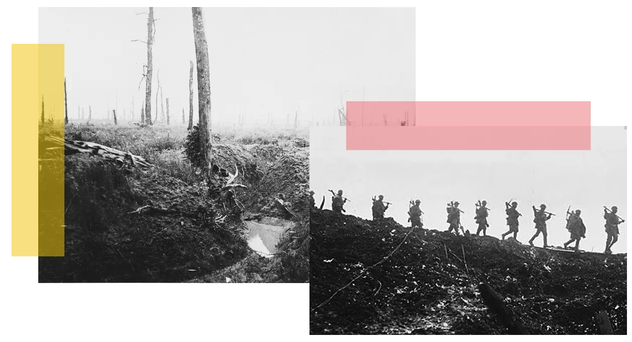 Images of the Somme during WW1