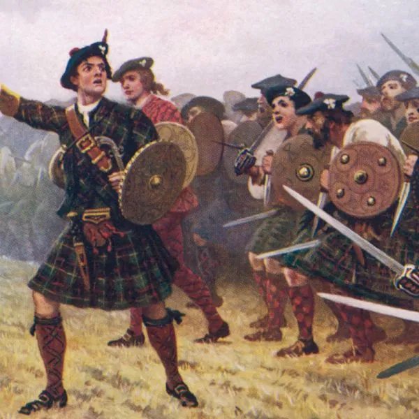 Illustration of the 1745 Jacobite Rebellion