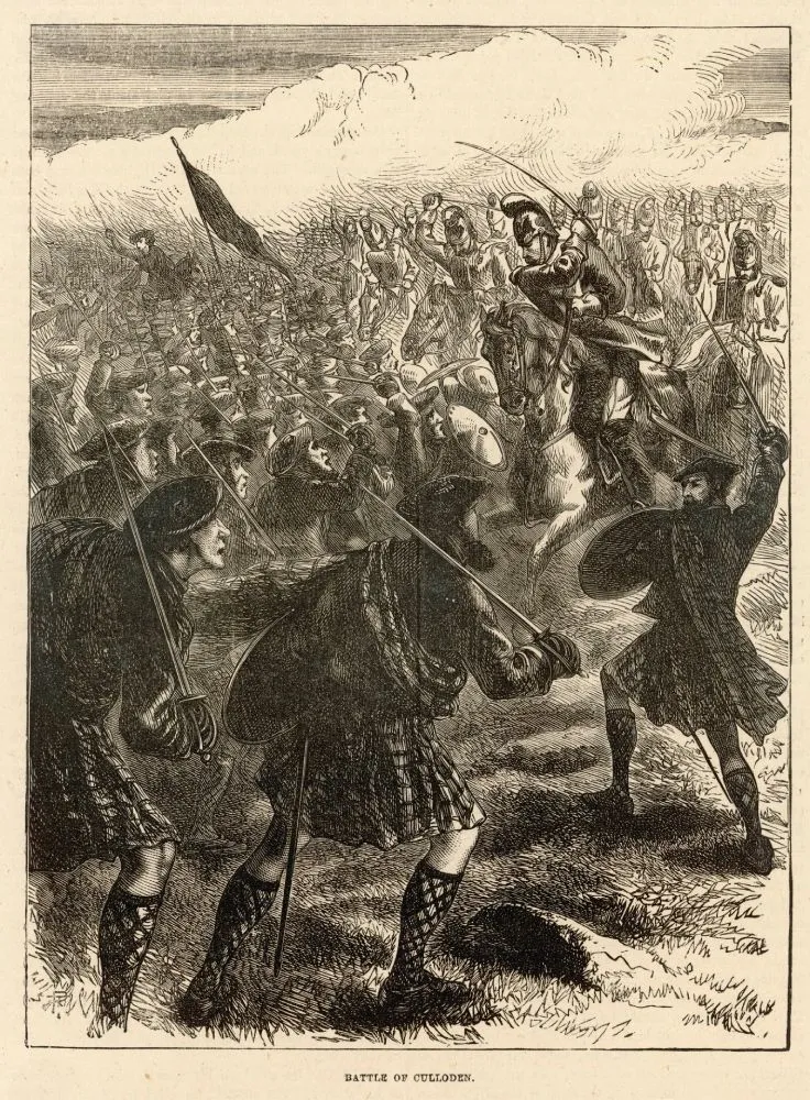 Illustration of the Battle of Culloden