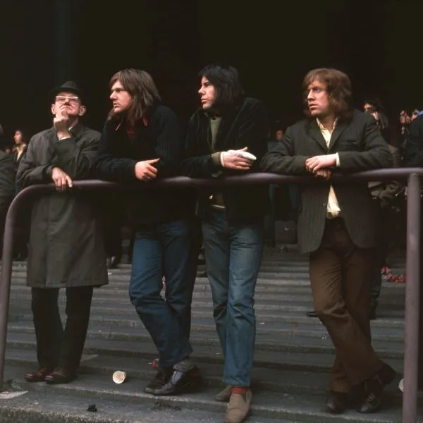 Football fans at Ayresome Park in Middlesbrough in 1973